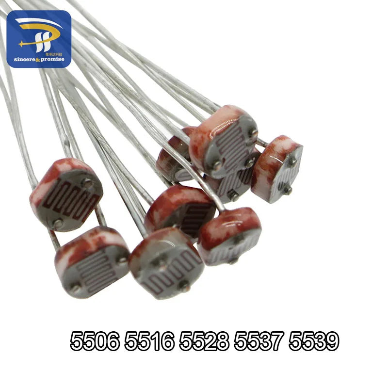 20PCS LDR Photo Light Sensitive Resistor Photoelectric Photo