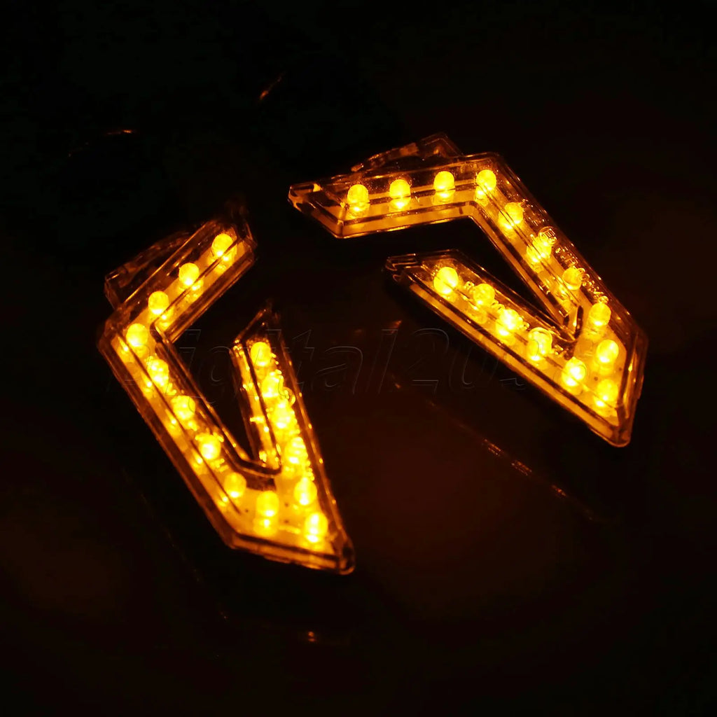 Yetaha 2pcs Motorcycle Light Lamp Turn Signal Indicator 1Pai