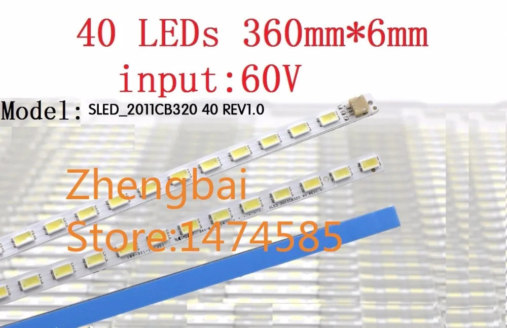 LED Backlight Strip for40LED For T315HW07 SLED 2011cb320 109-321-17 STA320A06 31T14 001-2-SK1 TV LEA-32A08G