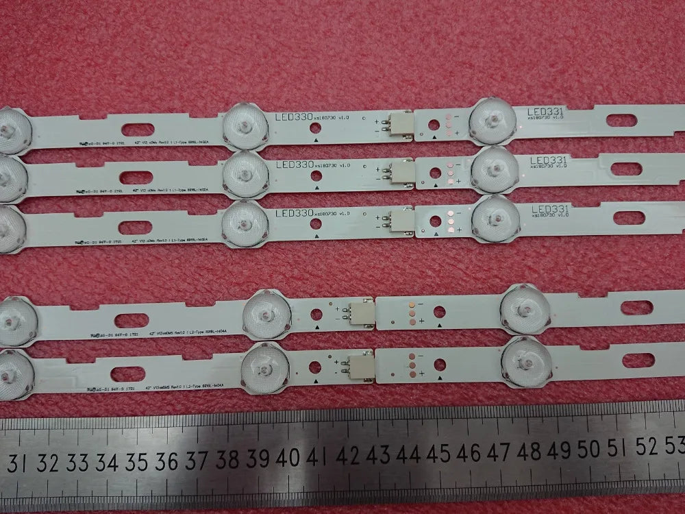 LED Backlight Strip for 10pcs LED Backlight Strip for TV 42LN5200 42LN5300 42LN5204 AGF78379401