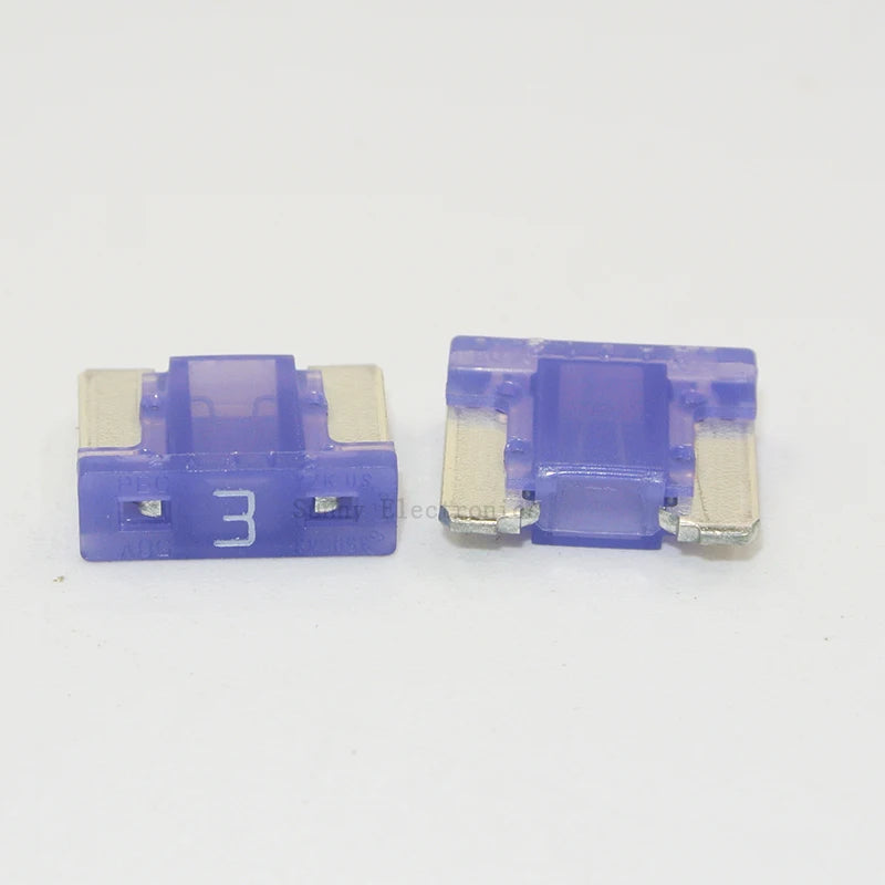 90/50pcs Fuses Micro Short Low Profile Mini Blade Fuse Assor