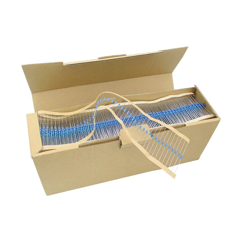 640pcs 64 Values 1R - 10MR 1/6W 1% Metal Film Resistors Asso