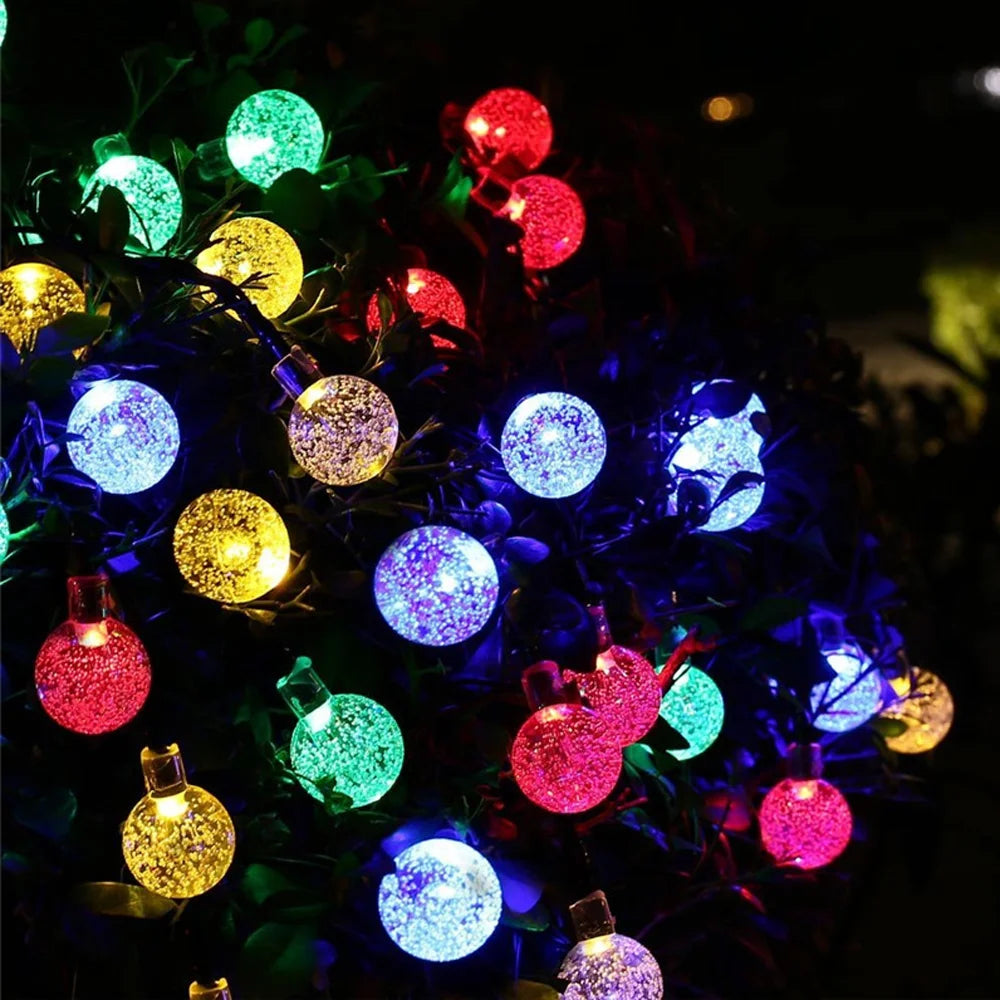 3M 6M 11M Crystal ball LED String Fairy Lights USB/Battery P