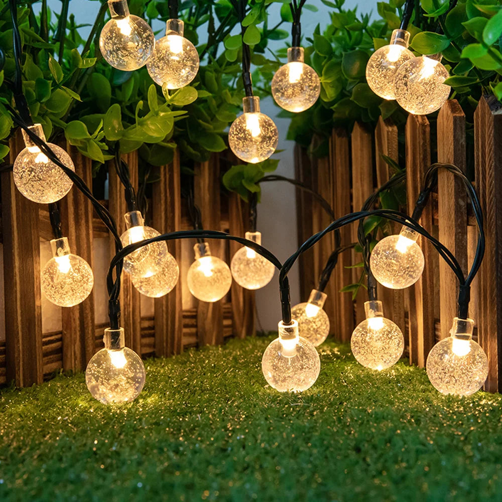 3M 6M 11M Crystal ball LED String Fairy Lights USB/Battery P