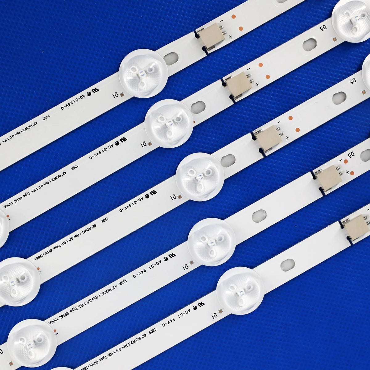 10pcs X LED Strips 42LA620S 42LN570S for LG 42 ROW2.1 REV0.0