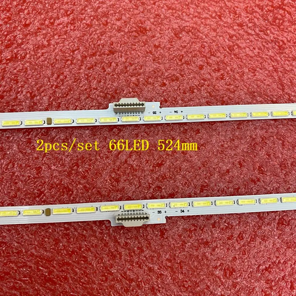LED Backlight Strip for 2pcs/set 66LED 534mm LED Backlight Strip for TV 49UH850V 49 V16 ASL 2475 2474