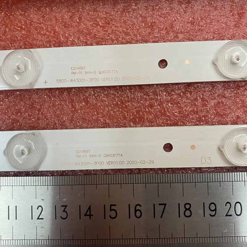 LED Strip for Philco Ph43e60dsgw Ph43e60 Telefunken 43"TLF3000 TF-LED43S27T2 Polaroid TQL43F4PR001 Inkel
