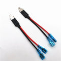 2pcs H1 LED Single Conversion Wiring Connector Cable Holder 