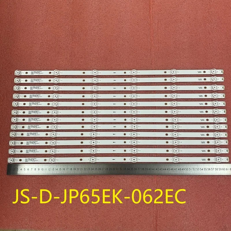 LED Backlight Strip for Kit 12pcs 6LED(6V) LED Backlight Bar For AKAI AKTV655 JS-D-JP65EK-062EC