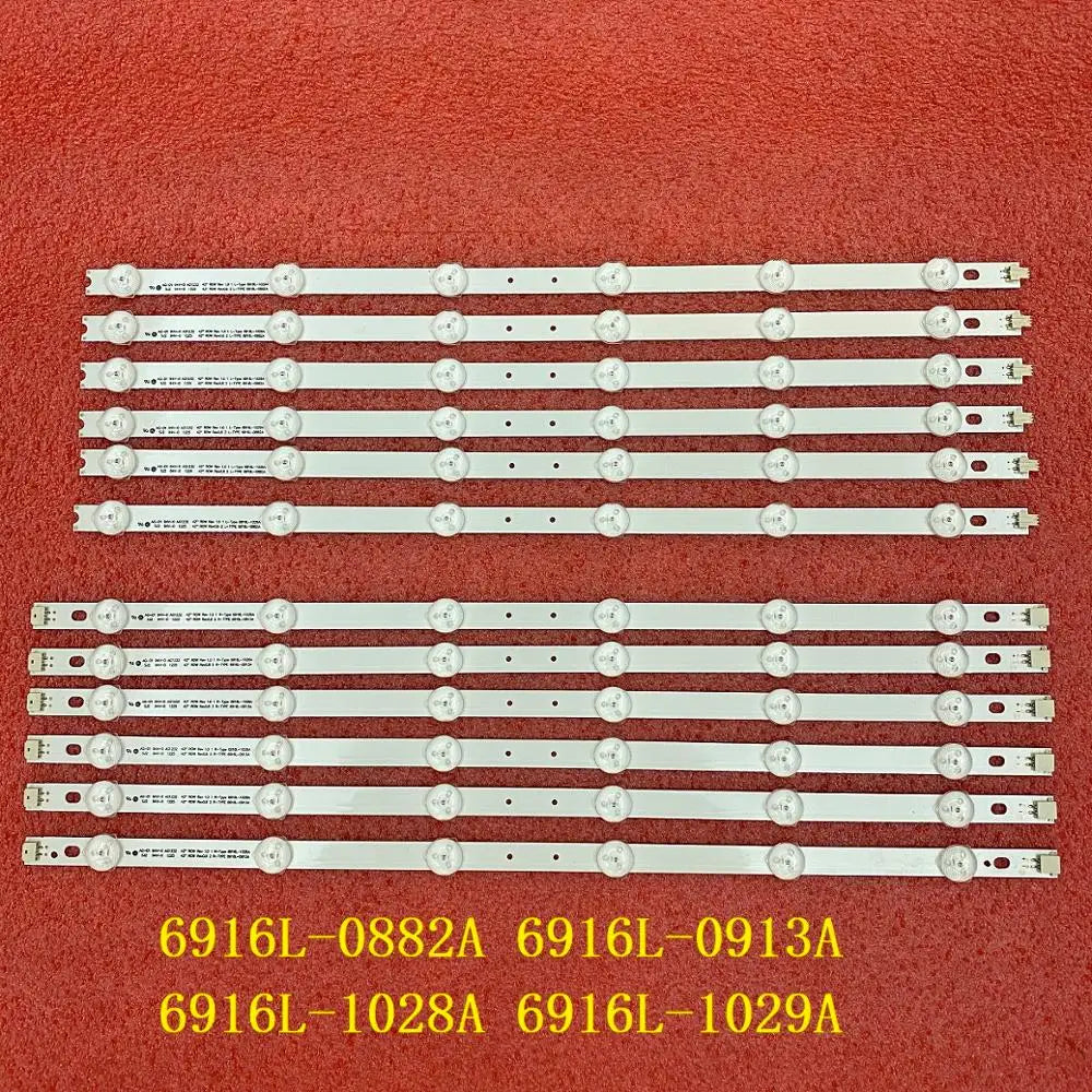 LED Backlight Strip for 12pcs LED backlight for TV 42FLHK905D 6916L-1049A 1050A TV 42LM340T 42LM3700 42LS3400