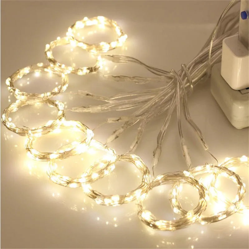 3MX2M LED Waterproof Remote-control 8 Modes Fairy Lights USB