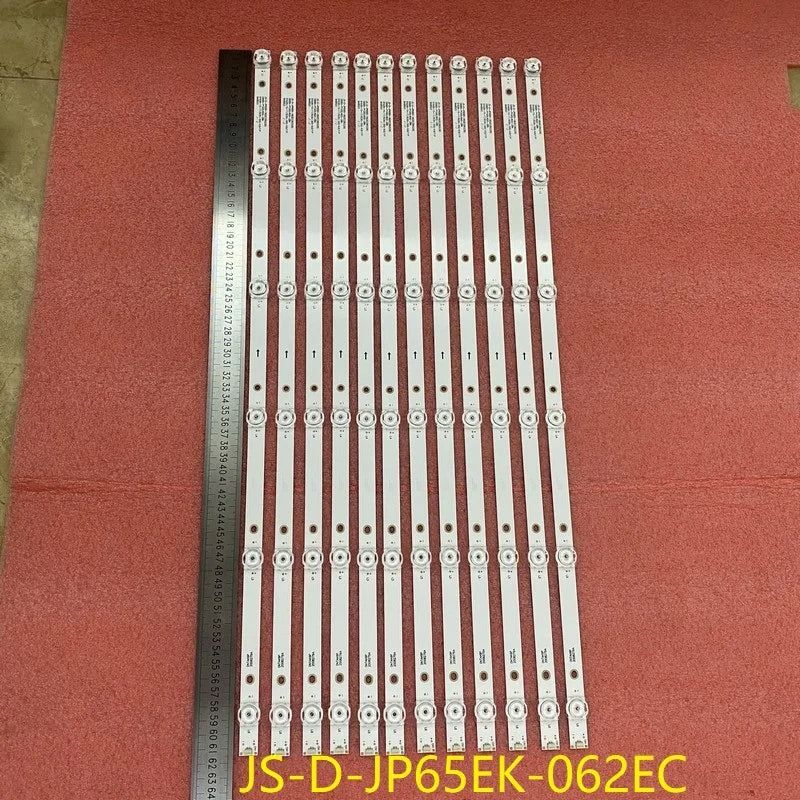 LED Backlight Strip for Kit 12pcs 6LED(6V) LED Backlight Bar For AKAI AKTV655 JS-D-JP65EK-062EC