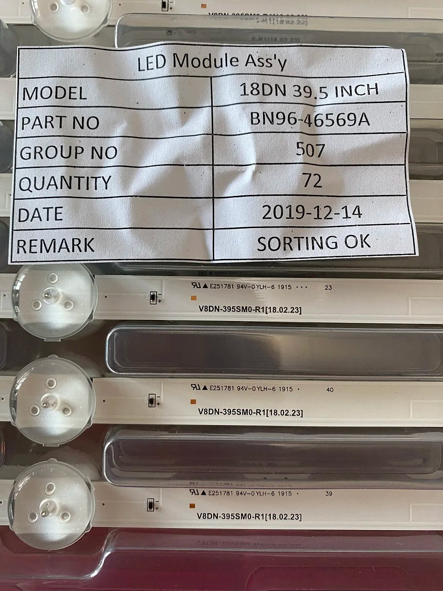 3pcs LED Backlight Bar for Samsung UE40N5300AK UE40N5300 UN4