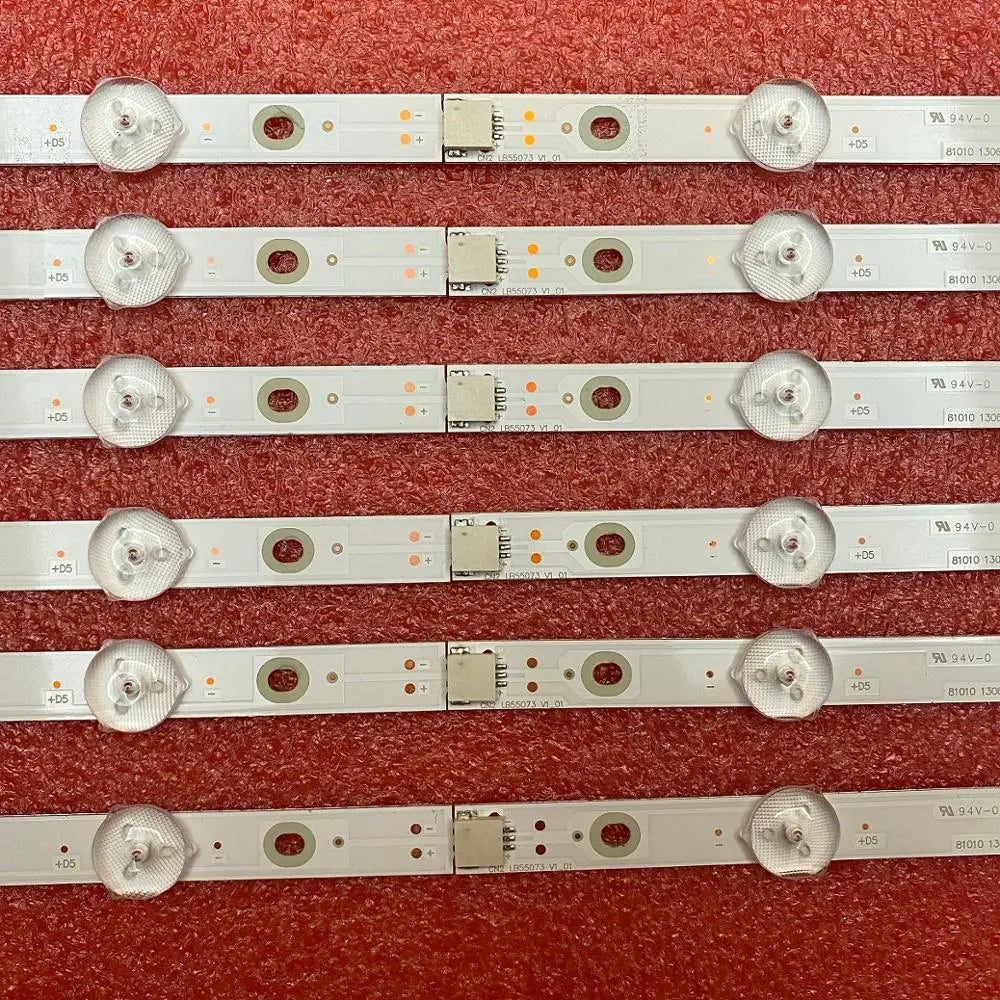 LED Backlight Strip for Kit 12pcs LED Bar for 55PUS6503/12 55PUS6412 55PUS7503 55PUS6162 55PUS6262 55PUS6753
