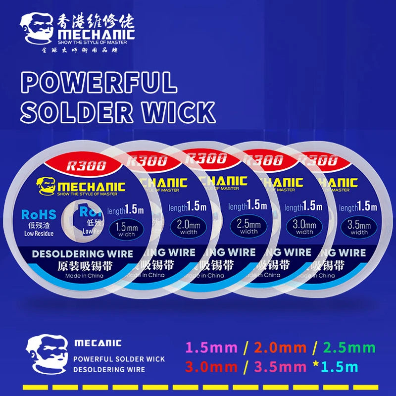5Pcs/Lot MECHANIC 1.0/1.5/2.0/2.5/3.0/3.5/4.0mm Width Solder