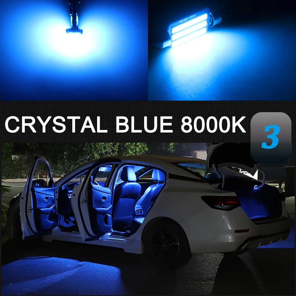 Car Interior LED Lights Canbus For Nissan Qashqai J10 J11 20
