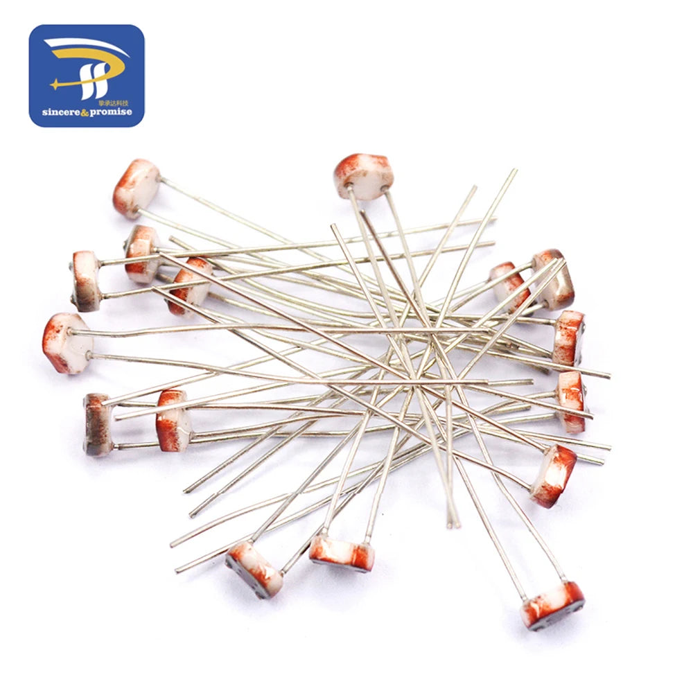 20PCS LDR Photo Light Sensitive Resistor Photoelectric Photo