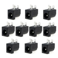 10pcs 5.5x2.1mm DIP 3Pin DC Power Supply Connectors Jack Soc