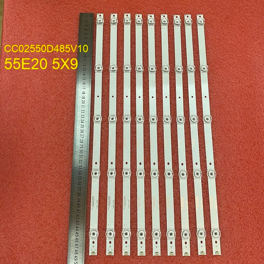 LED Backlight Strip for 9pcs/set LED backlight strip for BAIRD T550HVN05.1 QT55I90IDLEDNC TI5511DLEDDS