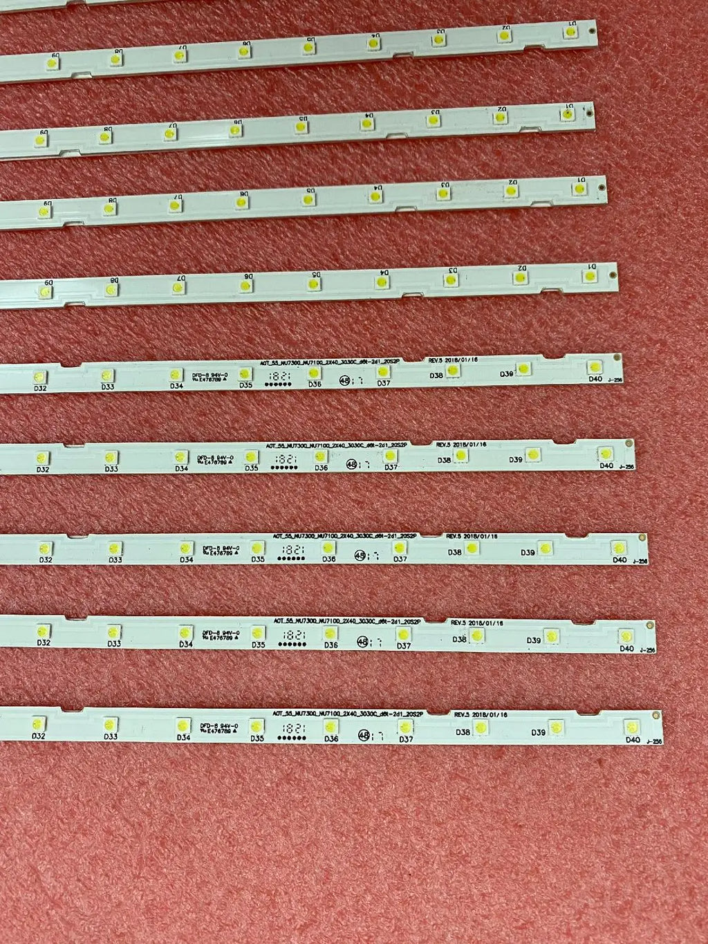 LED Backlight Strip for Samsung UE55NU7379 UN55NU7100F UE55N