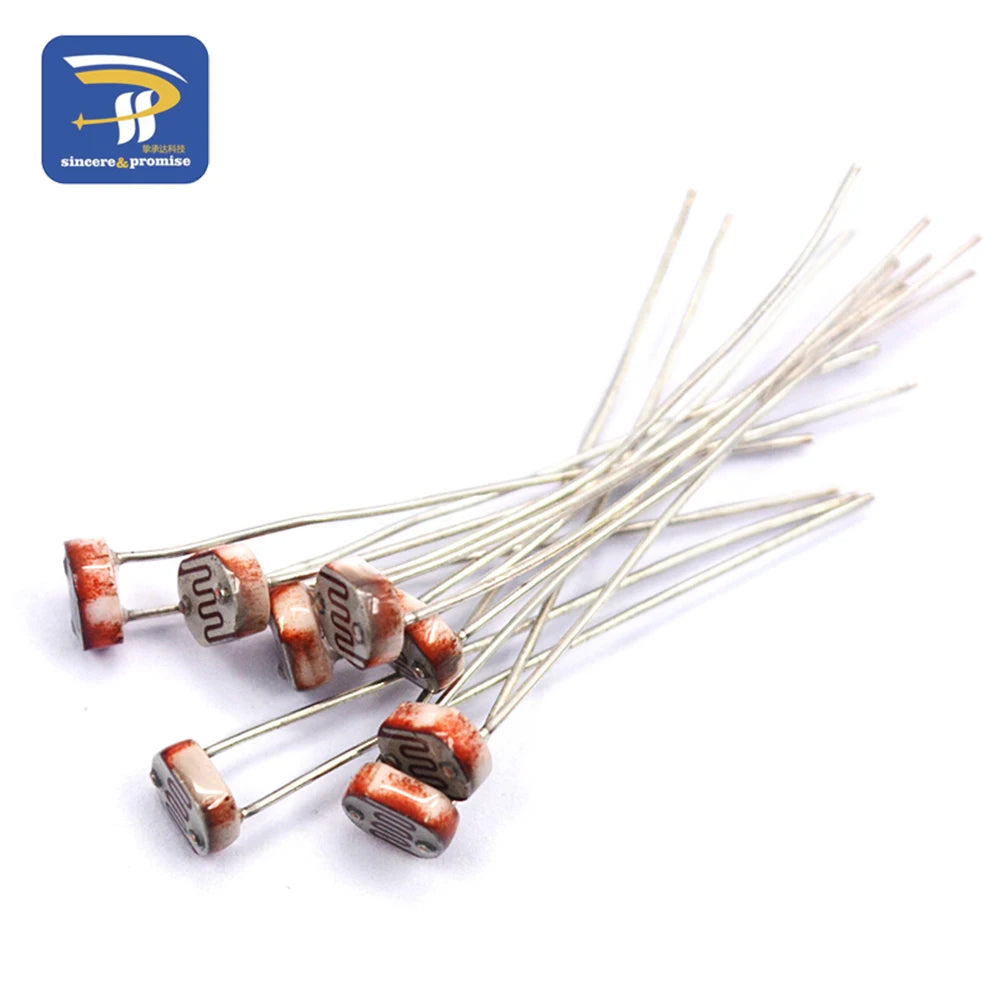 20PCS LDR Photo Light Sensitive Resistor Photoelectric Photo