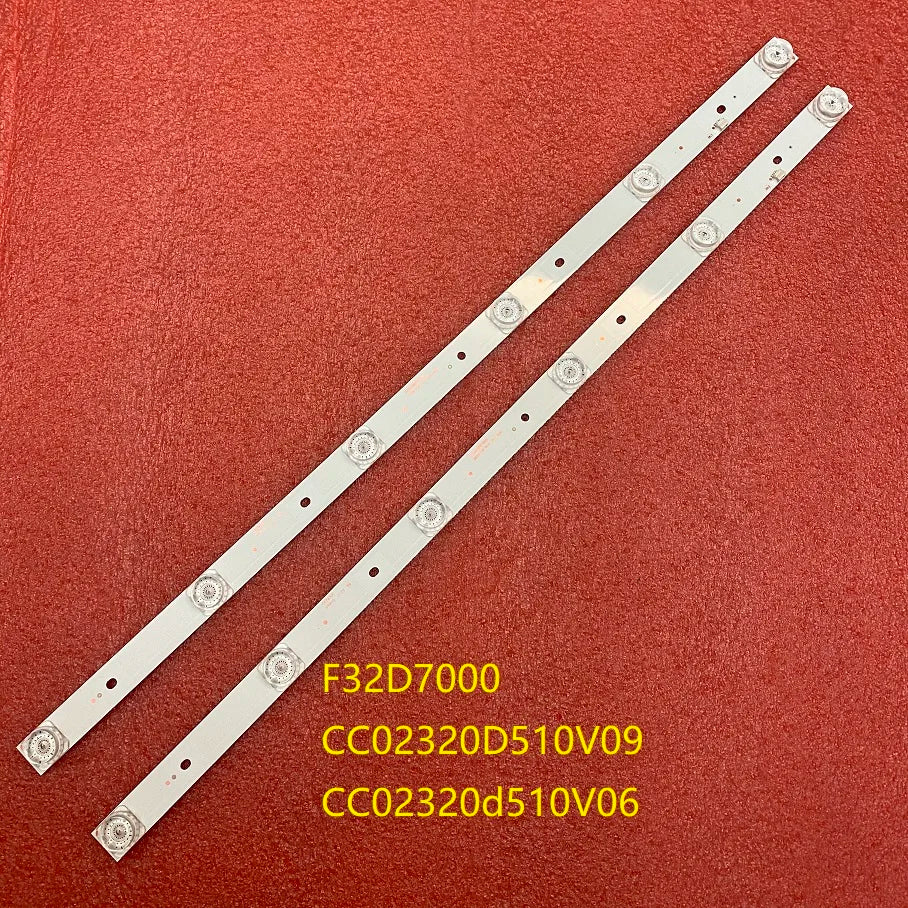 LED Backlight Strip for F32D7000 TI3211DLEDDS LSF320HN08-M02 CC02320D510V09 CC02320d510V06 32E20 2X6 HDA9232