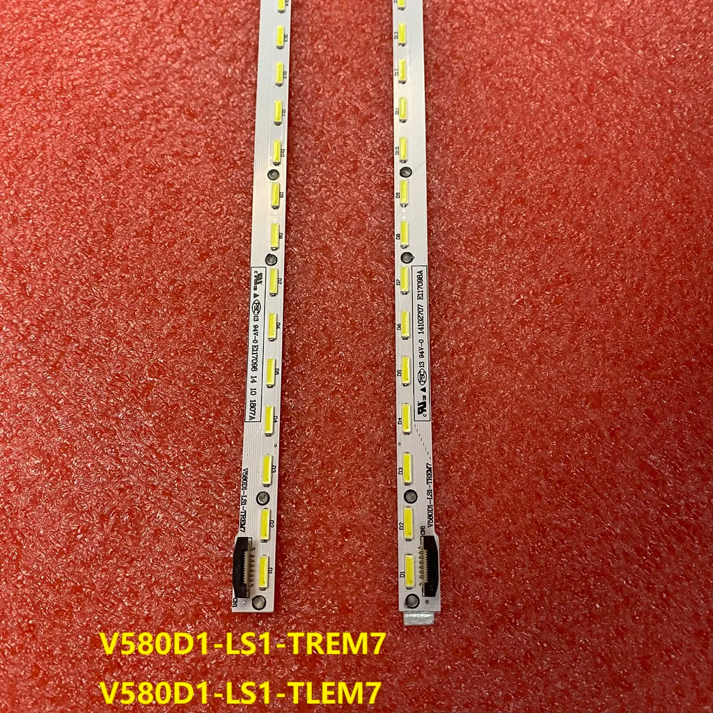LED Backlight Strip for Toshiba 58L8400U 58PUK6809 Panasonic TX-58AX802B V580D1-LS1-TREM7 V580D1-LS1-TLEM7
