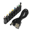 Universal Power Cable USB to DC 5.5 2.1mm Jack 5V Charging C