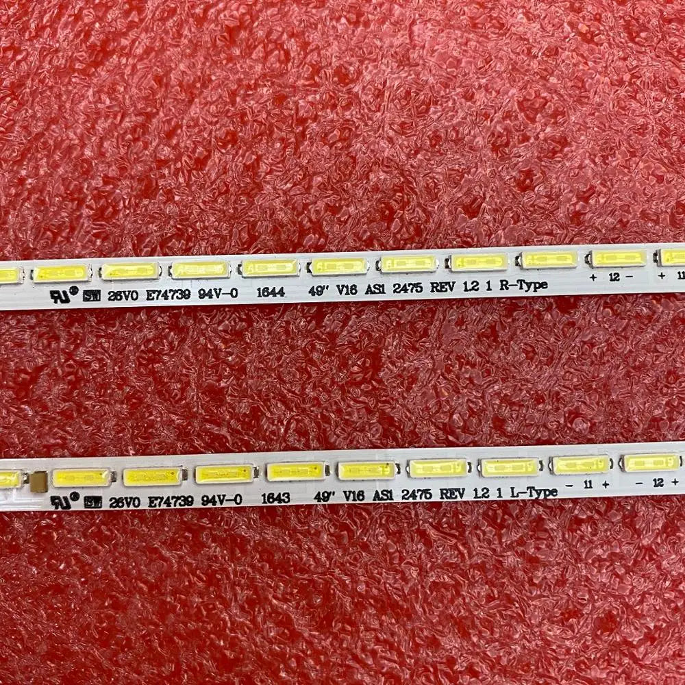 LED Backlight Strip for 2pcs/set 66LED 534mm LED Backlight Strip for TV 49UH850V 49 V16 ASL 2475 2474