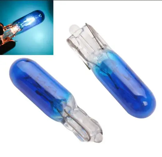 10/20pcs T5 W3W LED Bulbs Car Interior Light Dashboard Warning Indicator Wedge 12V Auto Instrument Lamp Signal Lamp Accessories