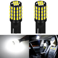 2pcs Signal Lamp T10 W5W Led Canbus bulbs Super Bright 54SMD 3014 Chips 194 168 led Car Interior Lights Plate Reading Lamp White