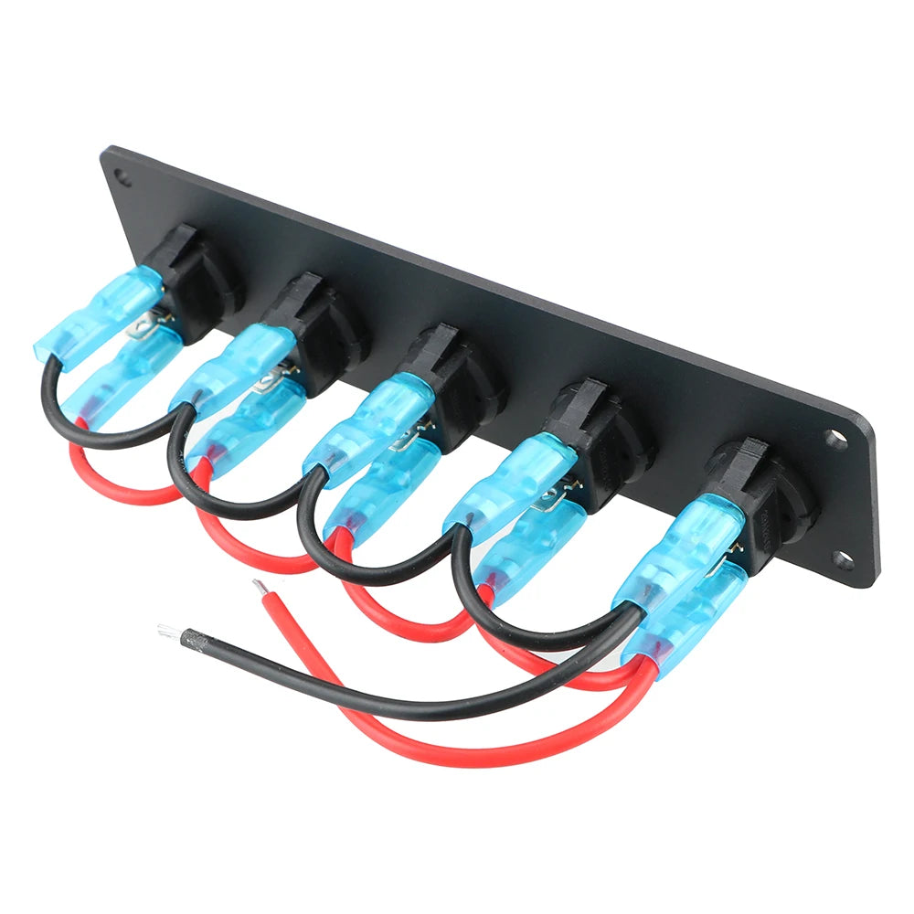 Rocker Toggle Switch Panel for RV Yacht Marine Boat Car Mari