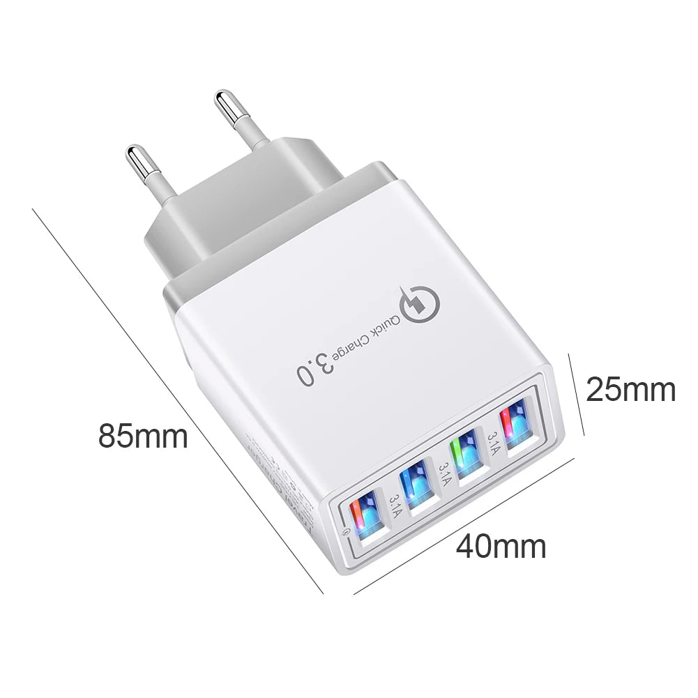 QC 3.0 Quick Charger 5V 3A USB Charger Fast Charging Charge 