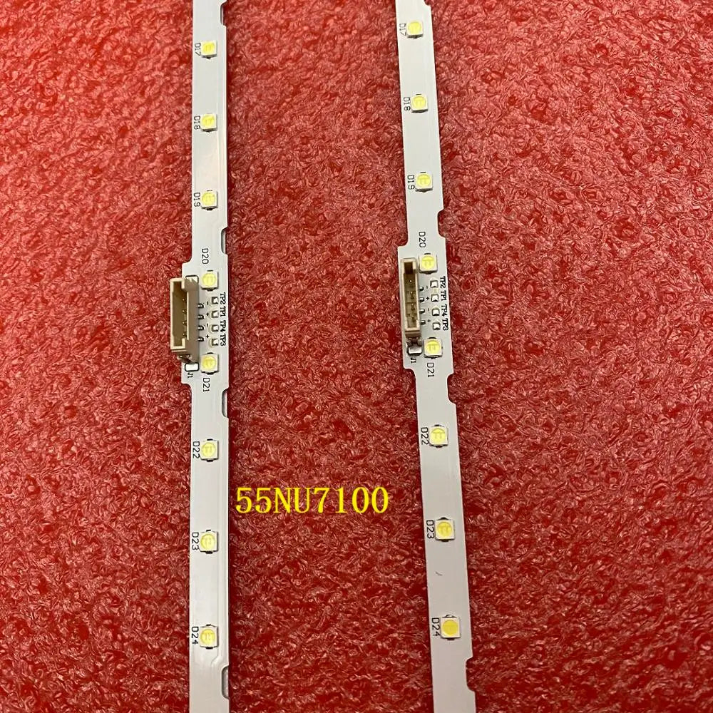 LED Strip(2)For Samsung UE55NU7172U UN55RU7100G UN55NU7090G 