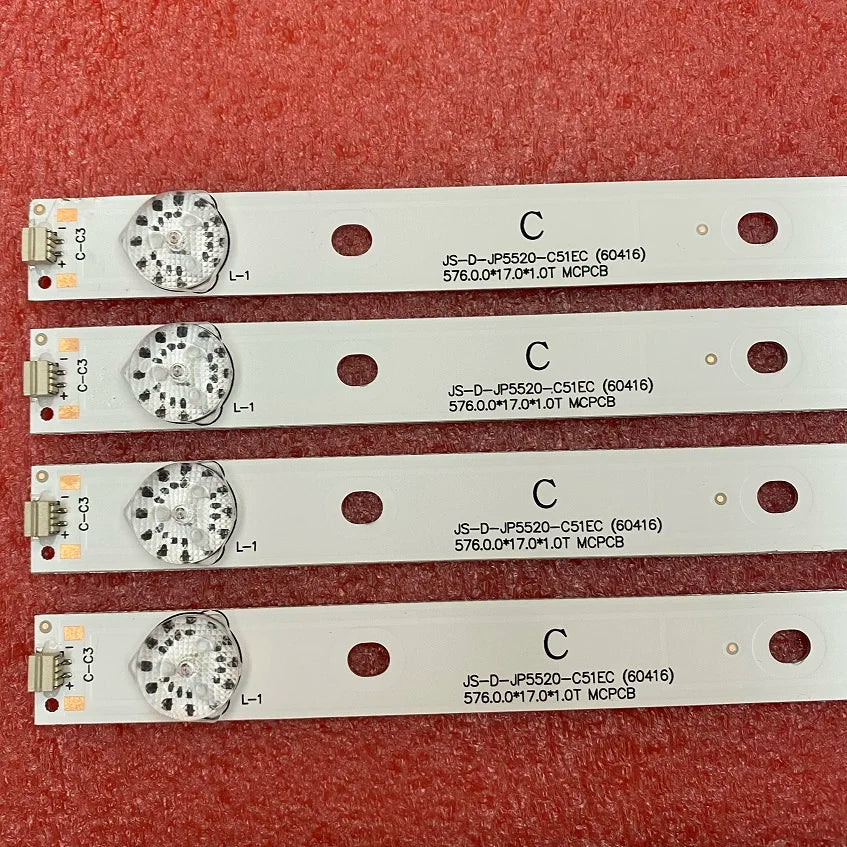 LED Backlight Strip for 10pcs LED Backlight Strip for AKAI AKTV551 AKTV5512TS JS-D-JP5520-A41EC B51EC C51EC