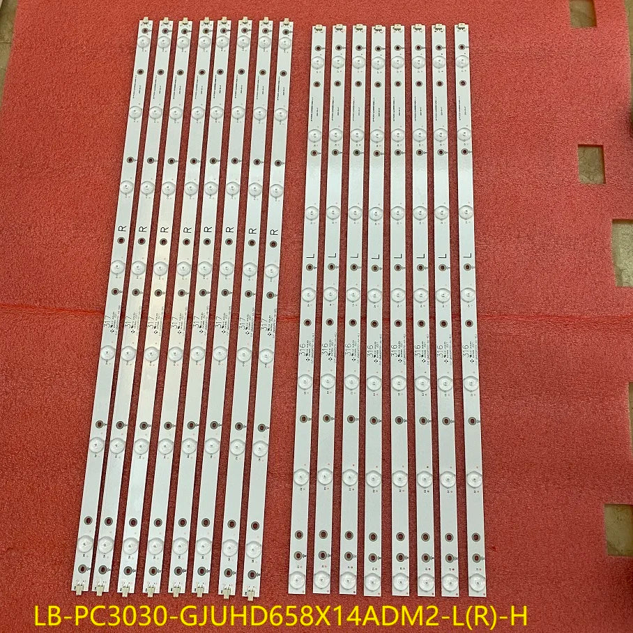 LED Backlight Strip for(16)For 65PUT6121 65PUF6652 65PUS6121/12 65PUF6656/T3 LD65P19U 65PUF6061 65ADM2-R L