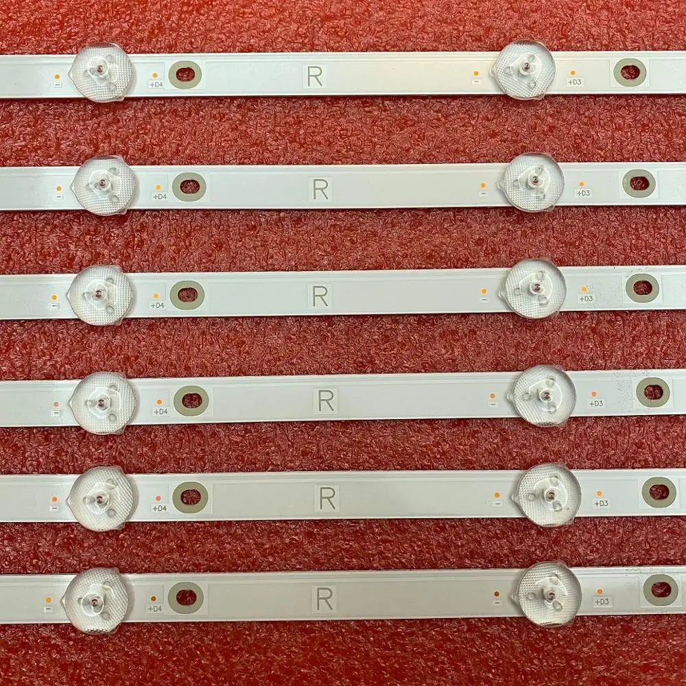 LED Backlight Strip for Kit 12pcs LED Bar for 55PUS6503/12 55PUS6412 55PUS7503 55PUS6162 55PUS6262 55PUS6753
