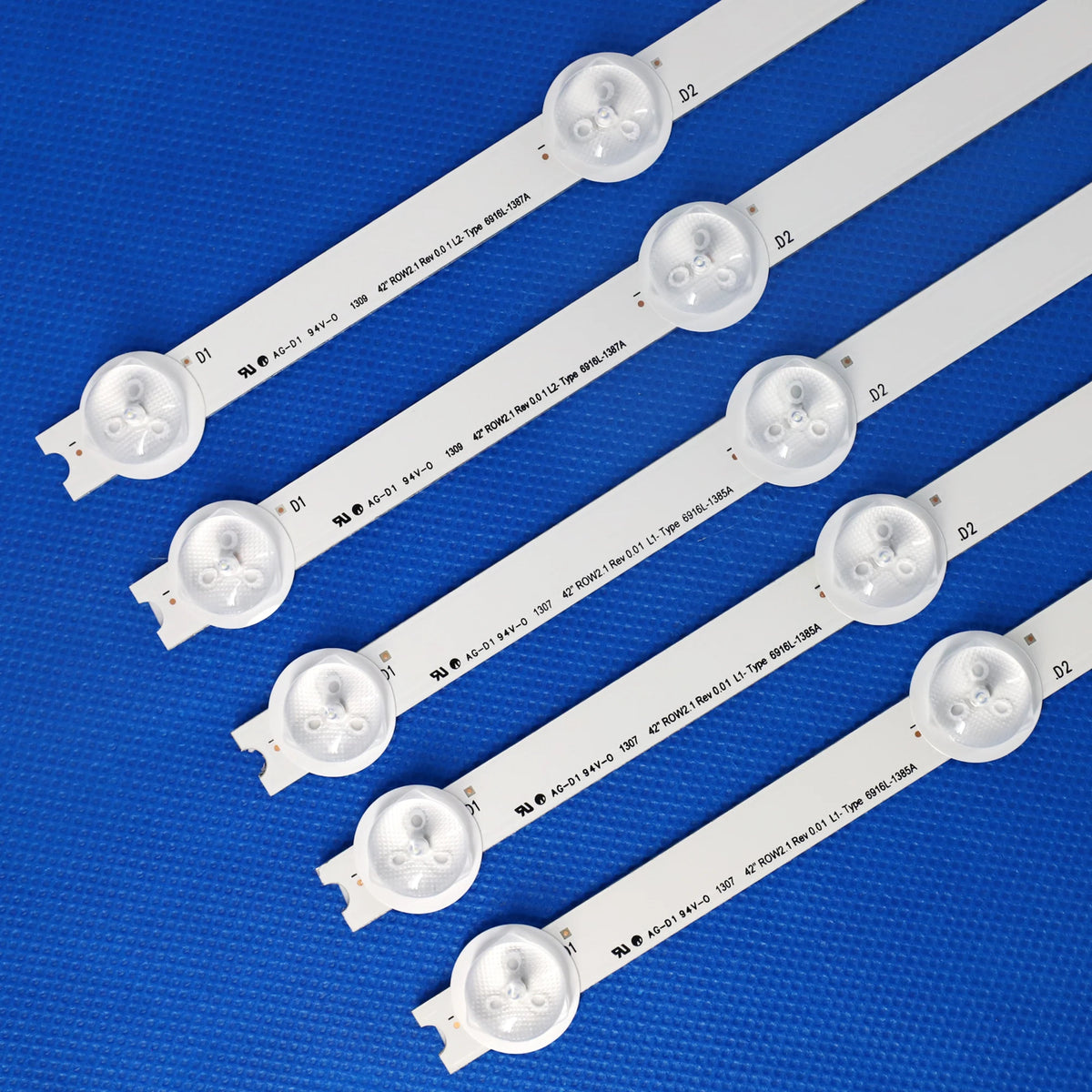 10pcs X LED Strips 42LA620S 42LN570S for LG 42 ROW2.1 REV0.0