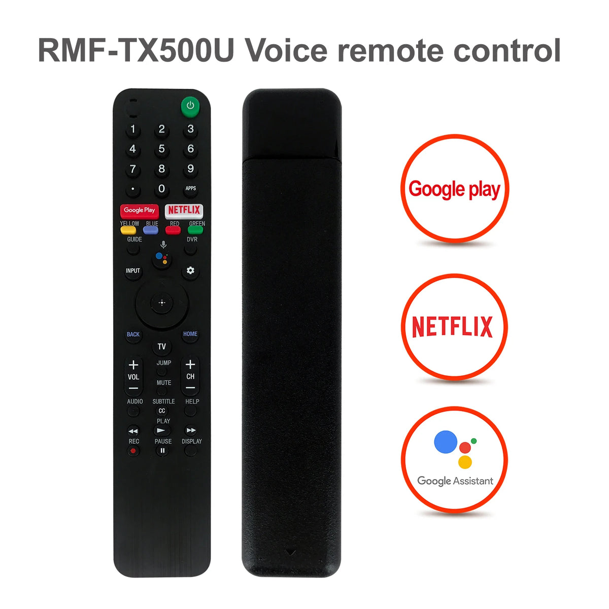LED Backlight Strip for RMF-TX500U For Sony 4K Smart TV Voice Remote Control XBR-98Z9G XBR-55X950GA