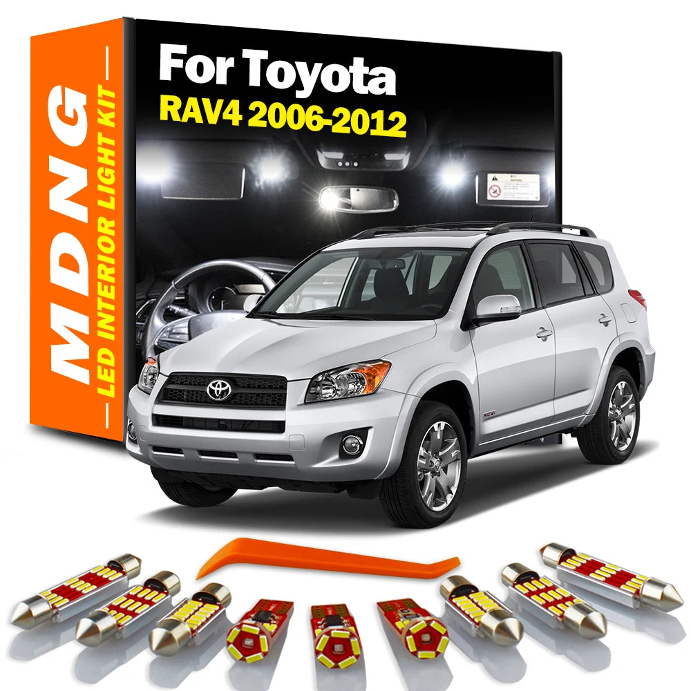 MDNG 10Pcs LED Interior Light Kit For 2006 2007 2008 2009 20
