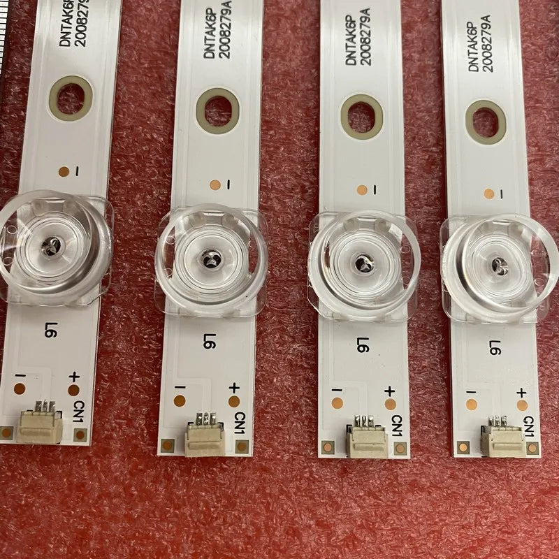 LED Backlight Strip for Kit 12pcs 6LED(6V) LED Backlight Bar For AKAI AKTV655 JS-D-JP65EK-062EC