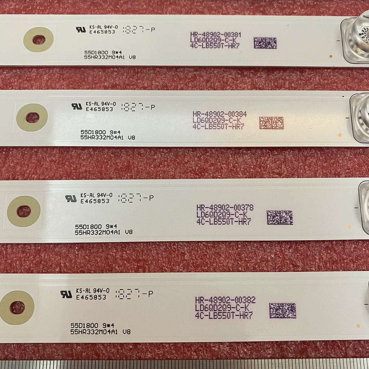 LED Backlight Strip for 9pcs/set LED backlight strip For Thomson T55FSM5040 55D1800 55HR332M04A1 V8