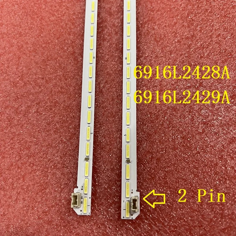 LED Backlight Strip for 2Pin LED Backlight Strip For 55"TV 55LH604V 55LH6000 55LJ615V 55UH7700 55LW340C