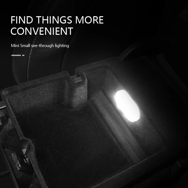 SEAMETAL Mini Car Touch Light for Floor Trunk Hood Ceiling U