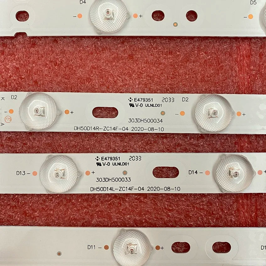 LED Backlight Strip for 10pcs/set LED Backlight Strip For Sceptre X505BV 50CE1120 DH50D14L DH50D14R-ZC14F-04