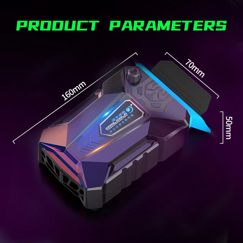 COOLCOLD Vacuum Portable Laptop Cooler USB Air Cooler Extern
