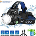 Pocketman Headlamp Upgraded-LED Headlight Zoomable Head Lamp