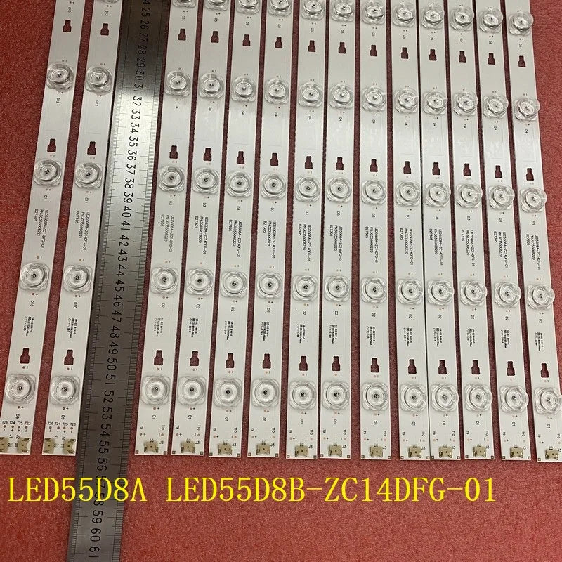 LED Backlight Strip for 14pcs/set LED bar for Haier LE55U6500U LS55AL88A72 D5551A LED55D8B
