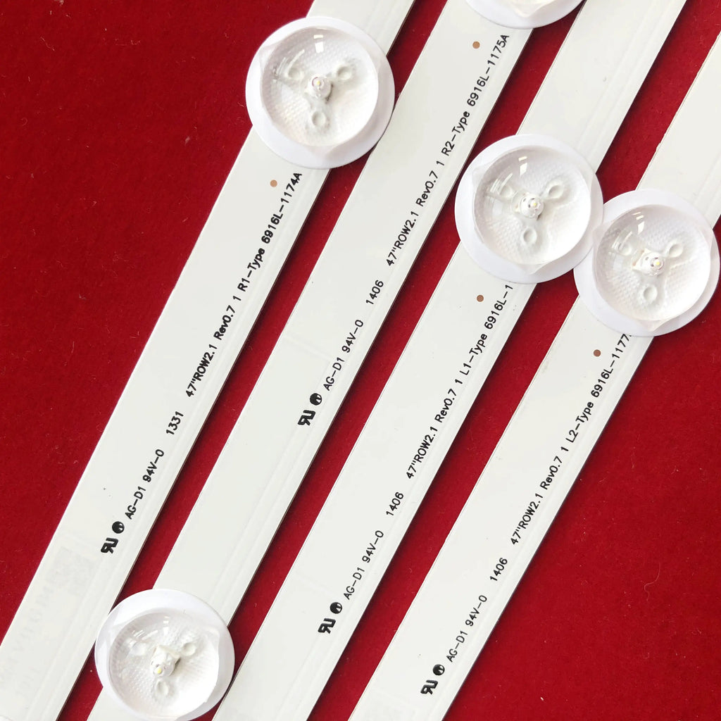LED Backlight Strip for 47LM8600 -UC ZA 47LN5708-ZA 47LN570R-ZA 47LA615V-ZE 47LA613V-ZB LC470DUE 6637L-0024A