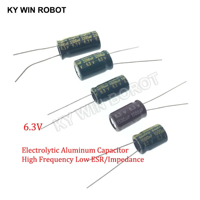 10V 16V 25V 35V 50V 400V High Frequency Low ESR Aluminum Cap